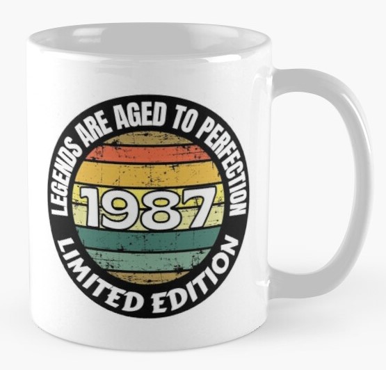 Birth Year Mug 1987